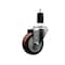 Service Caster 3.5'' Maroon Poly Wheel Swivel 1-3/8'' Expanding Stem Caster SCC-EX20S3514-PPUB-MRN-138 - alternate 1
